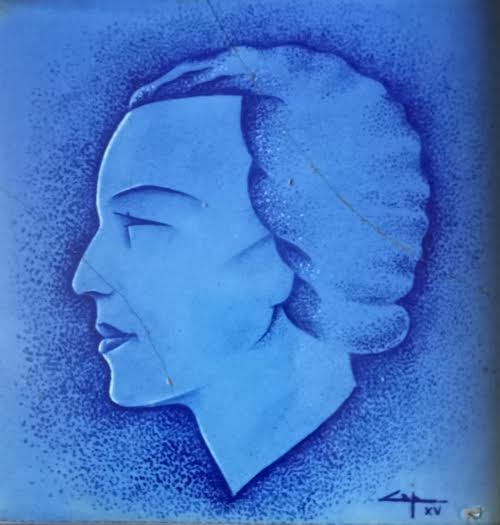 "Ritratto di Rina, ceramica di Cleto Capponi