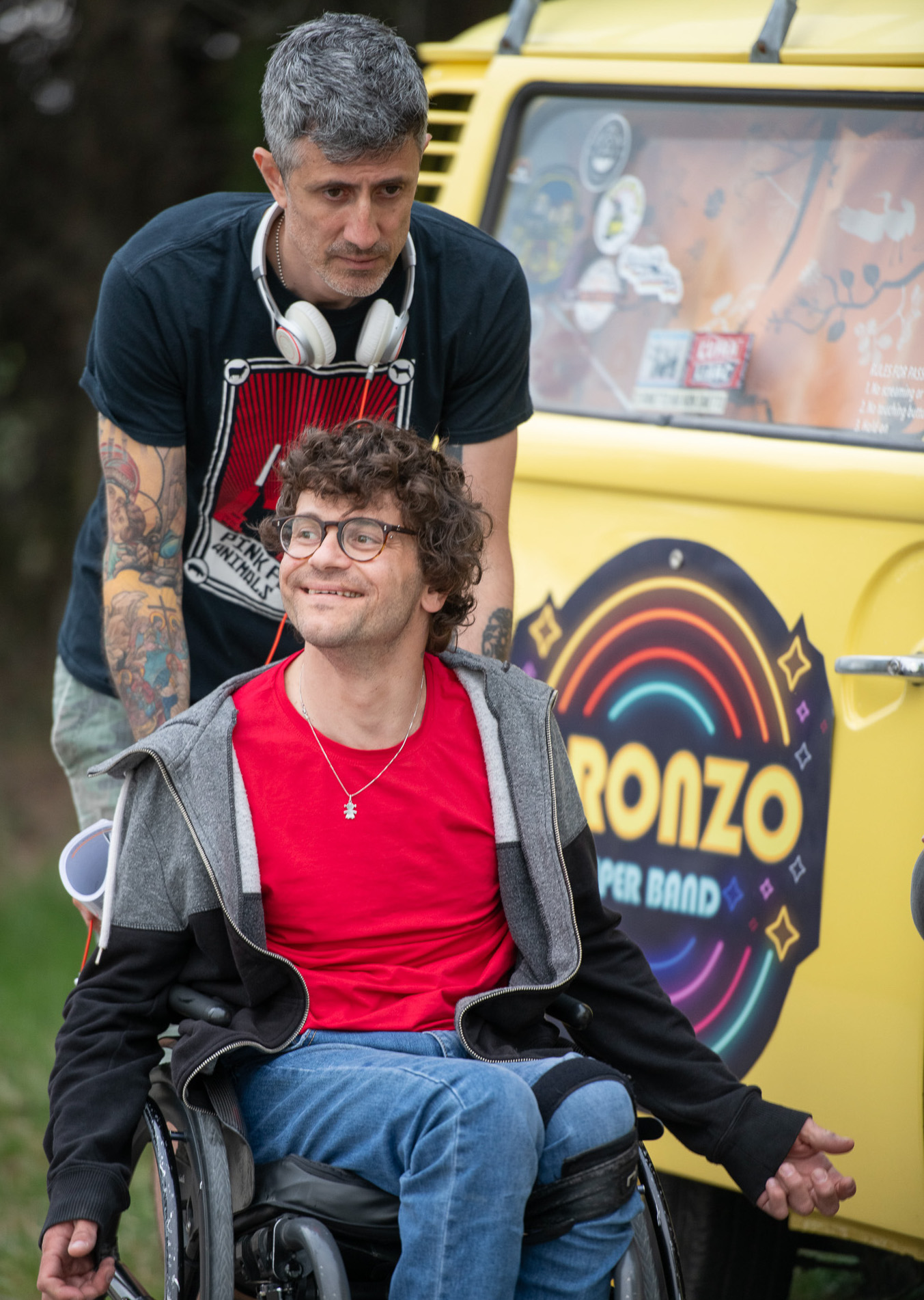 Il regista Saverio Smeriglio  e Federico Richard Villa