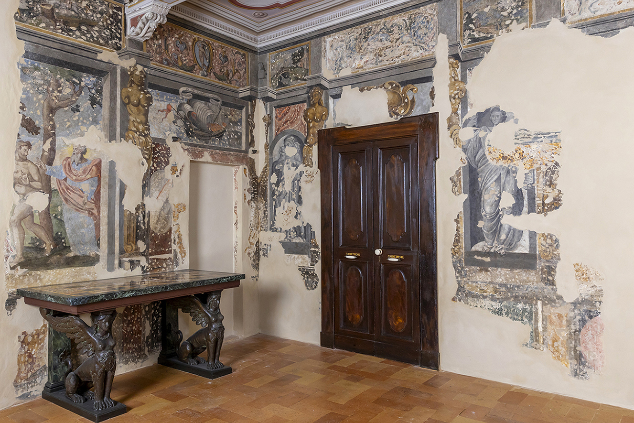 La Sala degli Antichi a Palazzo Leopardi