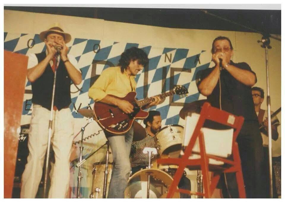 Joe Galullo con Charlie Musselwhite