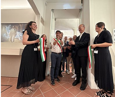 L'inaugurazione della Sala Multimediale