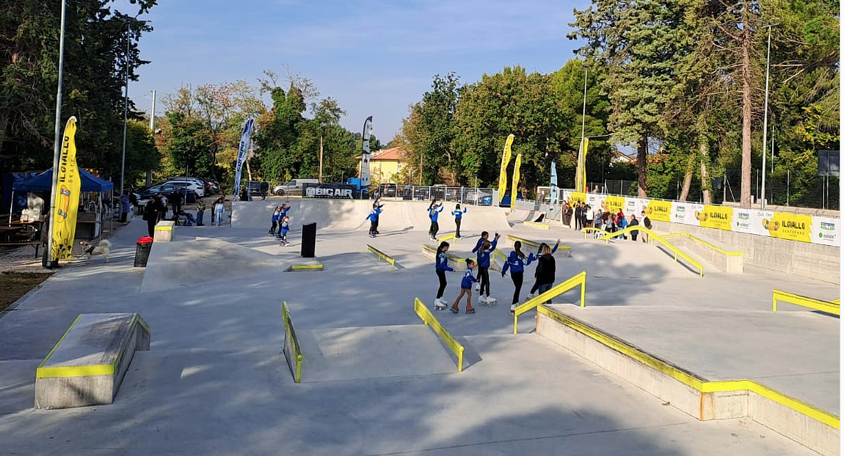 Inaugurazione dello skatepark a Posatora